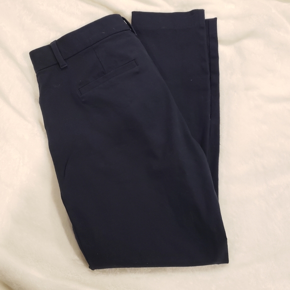 GAP Signature Skinny Ankle Pants (Navy) - Picture 3 of 4